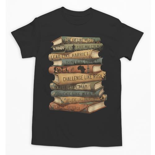 History Books Dream Like Martin Quote Black History Mo Unisex T-Shirt - Bookorys