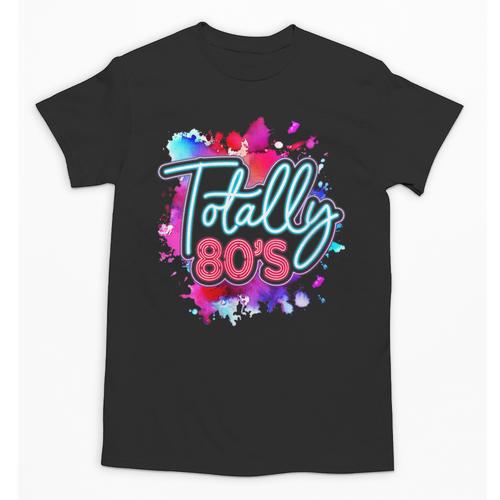 Totally 80's Colorful Retro 1980s Style Nostalgia Vibe Unisex T-Shirt - Figerry