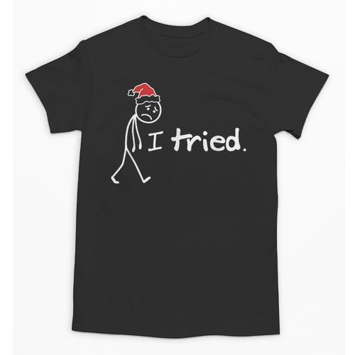I Tried Christmas Introvert Unisex T-Shirt - Raresse