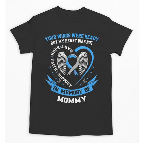 Type 1 Remembrance Memory Of Mommy Diabetes Awareness Month Unisex T-Shirt - Easessy