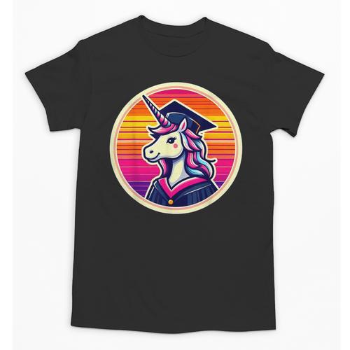 Unicorn University Graduation Graduating School Girl Cute Unisex T-Shirt - Best Gift Smart