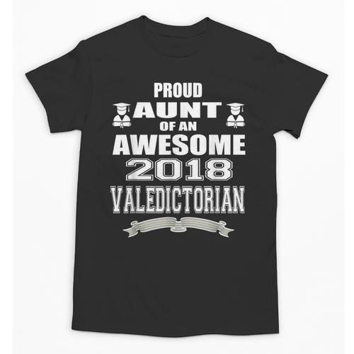 Valedictorian Scholar Aunt T Shirt Graduation Speech Unisex T-Shirt - Best Gift Smart