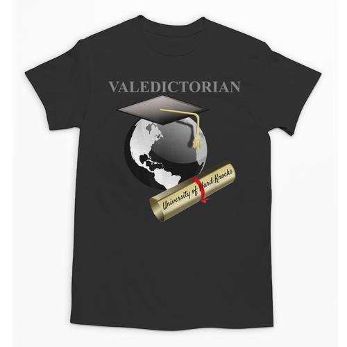 Valedictorian University Of Hard Knocks Graduation Tshirt Unisex T-Shirt - Best Gift Smart