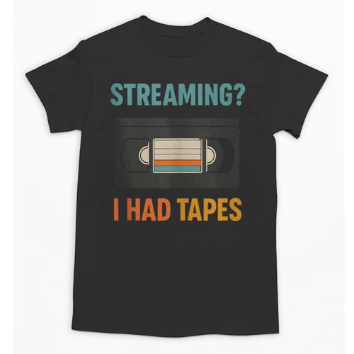 VHS Cassette Tape Retro 80s 90s Nostalgia Unisex T-Shirt - Figerry