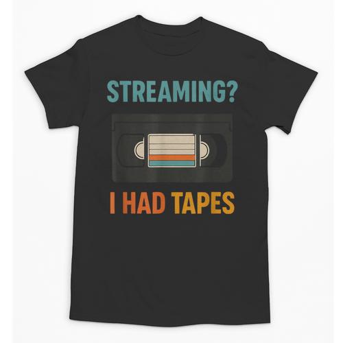 VHS Cassette Tape Retro 80s 90s Nostalgia Unisex T-Shirt - Figerry