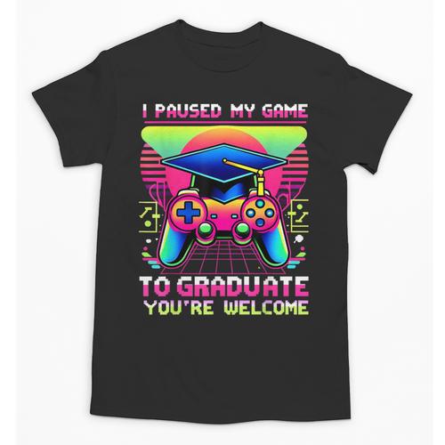 Video Gamer Graduate Graduation Grad Gaming Unisex T-Shirt - Best Gift Smart