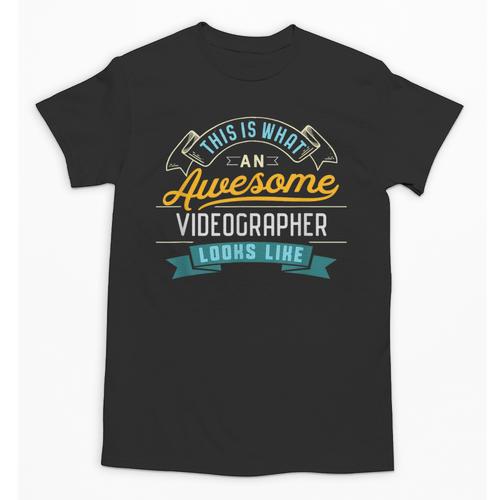 Videographer Shirt Awesome Job Occupation Graduation Unisex T-Shirt - Best Gift Smart