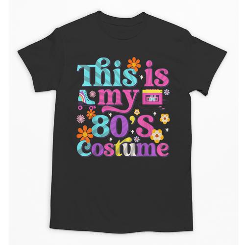 Vintage 80s Costume Nostalgia 1980s Fashion Cute Girls Women Unisex T-Shirt - Figerry