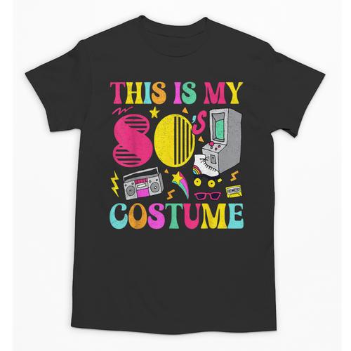 Vintage 80s Vibes Costume Nostalgia 1980s Fashion Cassette Unisex T-Shirt - Figerry