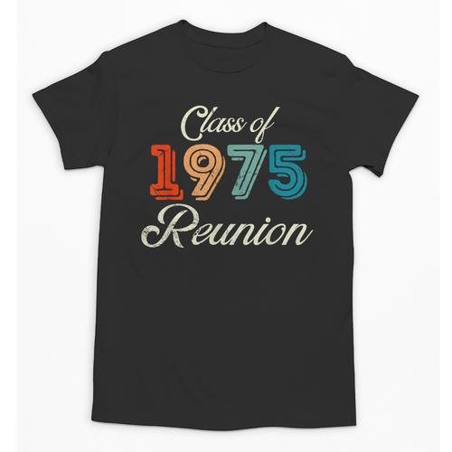 Vintage Class Of 1975 Reunion 50th Graduation Classmate Cool Unisex T-Shirt - Best Gift Smart