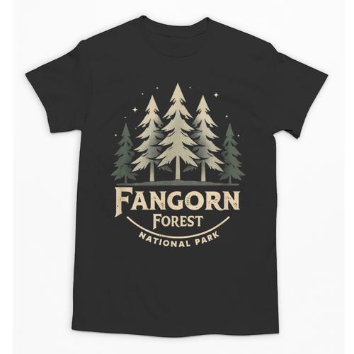 Vintage Fangorn Forest National Park Bookworms Saying Retro Unisex T-Shirt - Bookorys UK