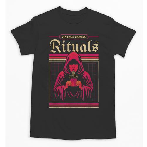 Vintage Gaming Rituals Retro Gamer Nostalgia Vintage Games Unisex T-Shirt - Figerry