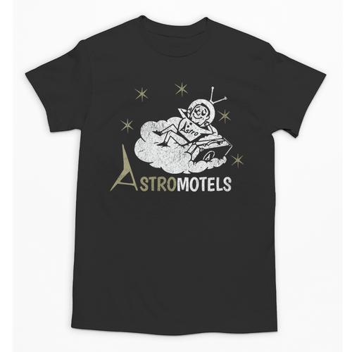 Vintage Hotel Matchbook Astro Motels 50s Retro Spaceman Unisex T-Shirt - Bookorys