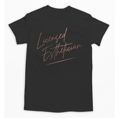 Vintage Licensed Esthetician Graduation Licensed Esthetician Unisex T-Shirt - Best Gift Smart