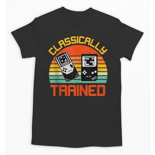 Vintage Retro Classically Trained Video Game 90s Nostalgia Unisex T-Shirt - Figerry