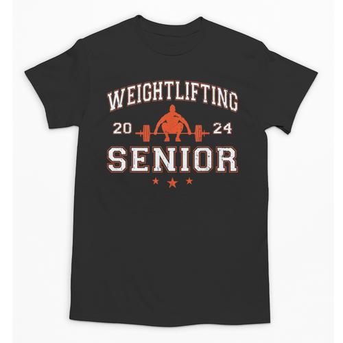 Weightlifting Senior 2024 Graduation Unisex T-Shirt - Best Gift Smart