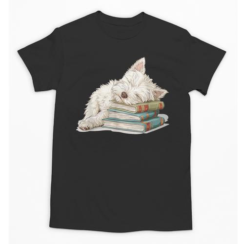 West Highland Terrier Books Dog Breed Westie For Men Women Girls Kids Unisex T-Shirt - Bookorys