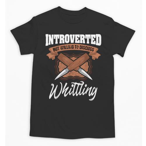 Whittling Hobby Woodcarve Introverted Wood Artist Whittler Unisex T-Shirt - Raresse