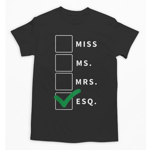 Woman Law School Lawyer Graduation Attorney Unisex T-Shirt - Best Gift Smart