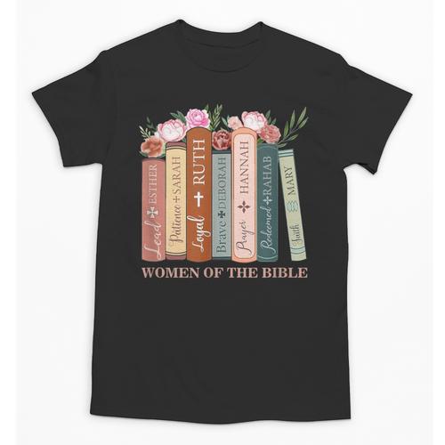 Women Of The Bible Christian Books Full Color Unisex T-Shirt - Bookorys