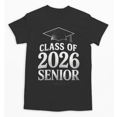 Women's Class Of 2026 Senior Graduation School College Unisex T-Shirt - Best Gift Smart