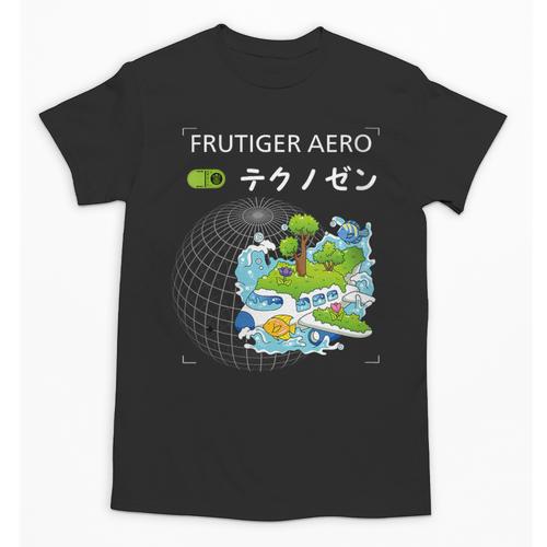 Women's Frutiger Aero Y2K Fashion Trends Statement Piece Tech Orbite Unisex T-Shirt - Figerry