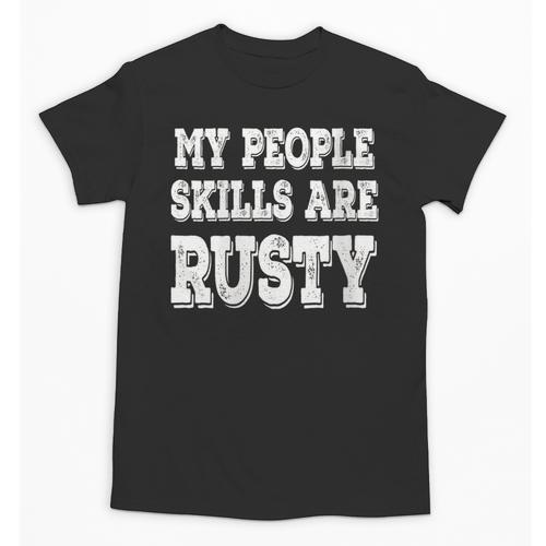 Women's My People Skills Are Rusty Introvert SPN Moments Unisex T-Shirt - Raresse