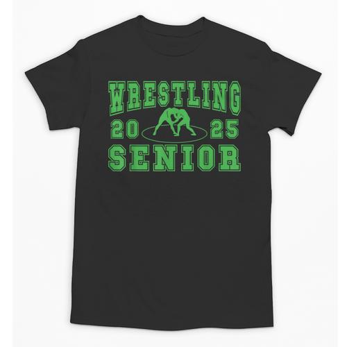 Wrestling Senior Night Wrestling Senior 2025 Graduation 32 Unisex T-Shirt - Best Gift Smart