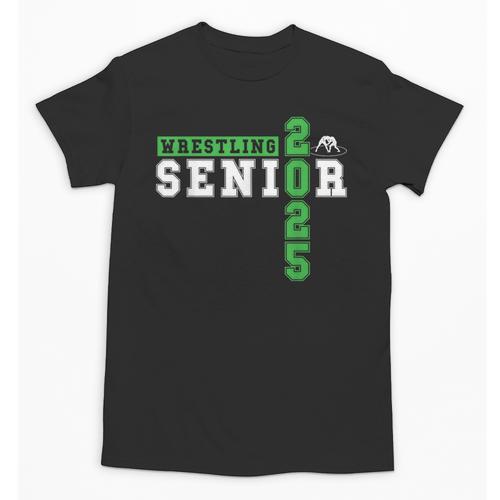 Wrestling Senior Night Wrestling Senior 2025 Graduation 34 Unisex T-Shirt - Best Gift Smart