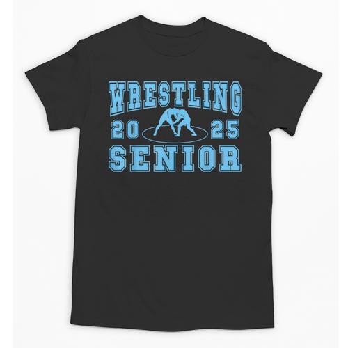 Wrestling Senior Night Wrestling Senior 2025 Graduation 38 Unisex T-Shirt - Best Gift Smart