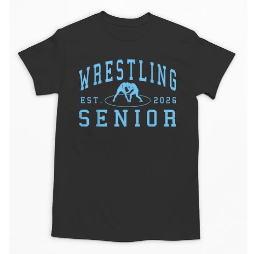 Wrestling Senior Night Wrestling Senior 2026 Graduation 70 Unisex T-Shirt - Best Gift Smart