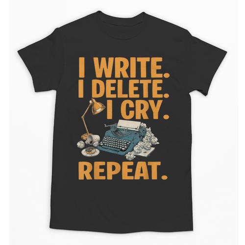 I Write Book Writer Author Book Writing Novelist Unisex T-Shirt - Bookorys