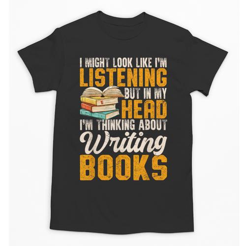 Writer Book Published Author Writers Men Women Unisex T-Shirt - Bookorys