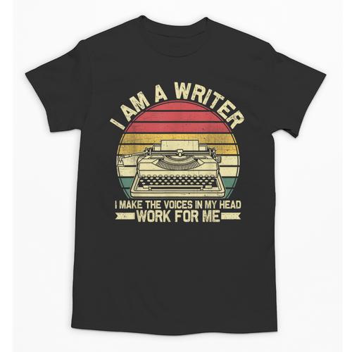 Writer Shirt Men Women Author Book Novelist Poet Unisex T-Shirt - Bookorys