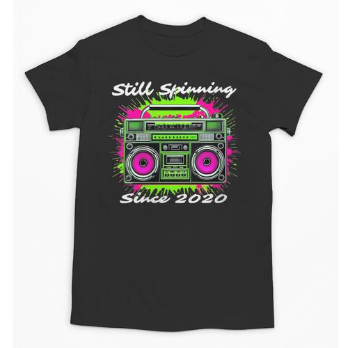 Y2K Home DJ Quarantine Nostalgia Boombox Party Unisex T-Shirt - Figerry