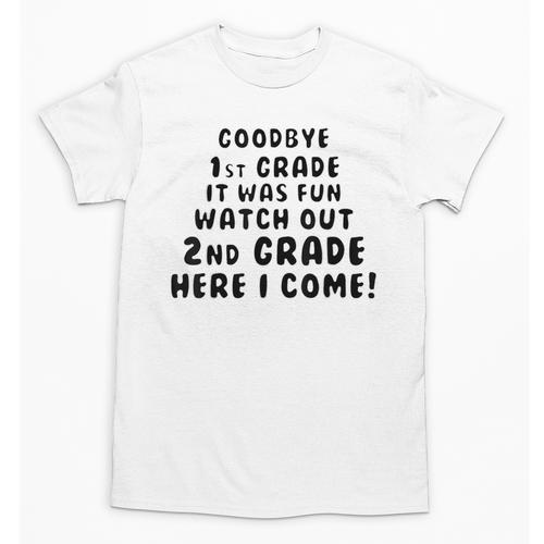 1st First Grade Graduation Tshirt Moving On To 2nd Grade Unisex T-Shirt - Best Gift Smart