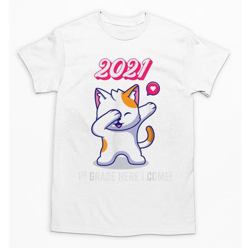 2021 Kindergarden Graduation Celebration Dapping Cat For Men Women Kids Unisex T-Shirt - Best Gift Smart