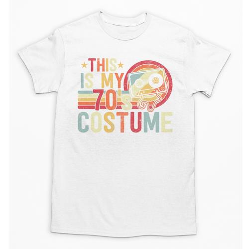 This Is My 70's Costume Retro Style Nostalgia 1970s Vintage Premium Tri-Blend Unisex T-Shirt - Figerry