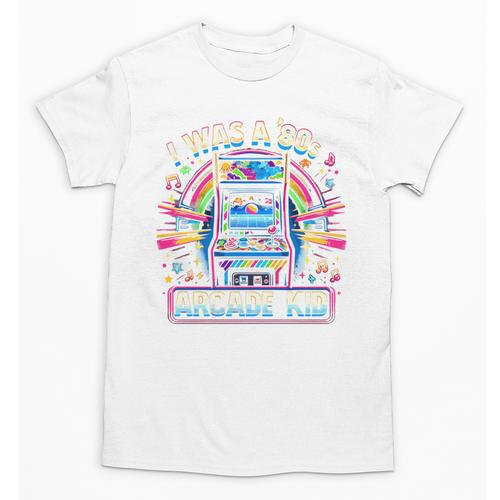 80s Arcade Kid Vintage Gamer Nostalgia Unisex T-Shirt - Figerry