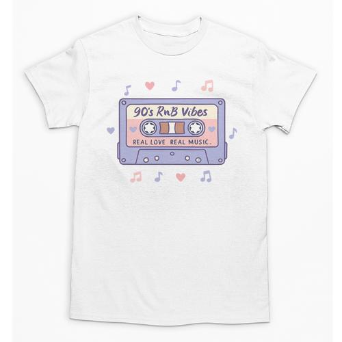 90s RNB Vibes Cassette – Retro Music Nostalgia RNB Cassette Premium Tri-Blend Unisex T-Shirt - Figerry