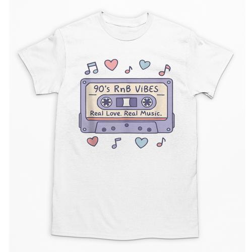 90s RNB Vibes Cassette – Retro Music Nostalgia RNB Cassette Unisex T-Shirt - Figerry