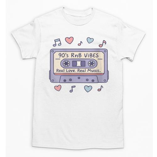 90s RNB Vibes Cassette – Retro Music Nostalgia RNB Cassette Unisex T-Shirt - Figerry