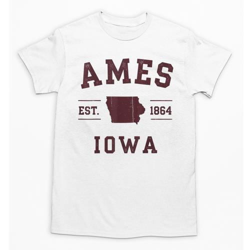 Ames Iowa Est 1864 Nostalgia Unisex T-Shirt - Figerry
