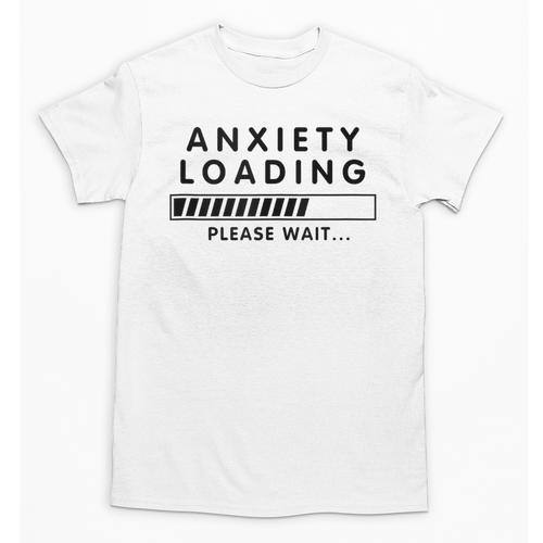 Anxiety Loading Please Wait Anti-Social Introvert Unisex T-Shirt - Raresse