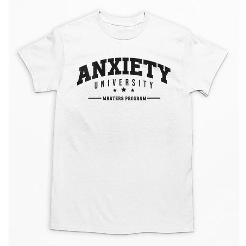 Anxiety University Anxious Antisocial Introvert Unisex T-Shirt - Raresse