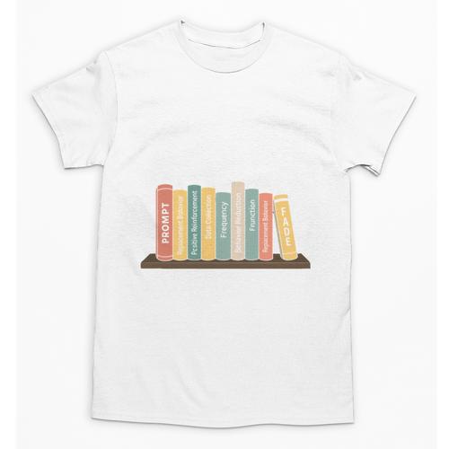 Applied Behavior Analysis Book Wildflower ABA RBT Therapist Unisex T-Shirt - Bookorys CA