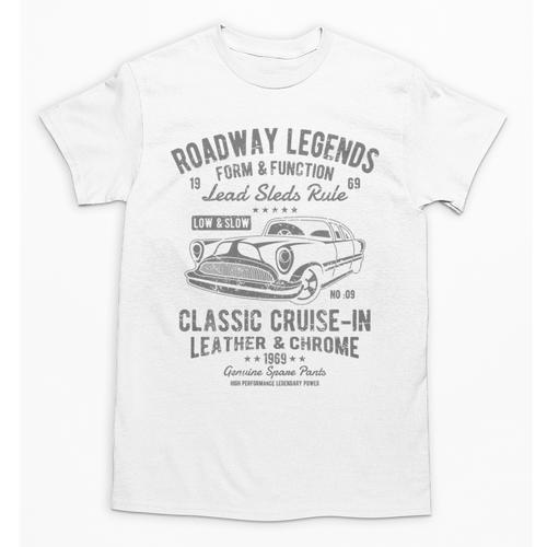 Automotive Nostalgia Classic Car Cruise-In Distressed Premium Tri-Blend Unisex T-Shirt - Figerry