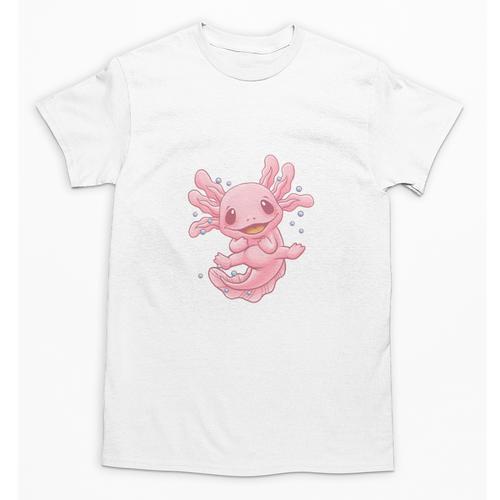 Axolovert Axolotl Humor Salamander Introvert Unisex T-Shirt - Raresse