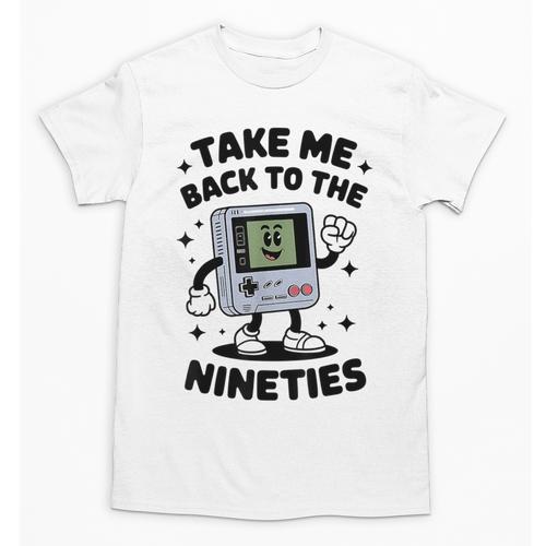 Take Me Back To The Nineties 90's Retro Gamer Nostalgia Unisex T-Shirt - Figerry