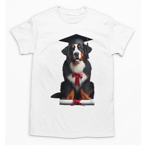 Bernese Mountain Dog Graduation Cap Graduate Training School For Men Women Girls Kids Unisex T-Shirt - Best Gift Smart